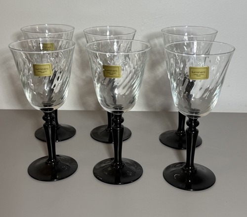 Luminarc wine glasses - wine, onyx