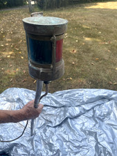 Simpson Lawrence Vintage Marine Stern Light Red/Green Copper