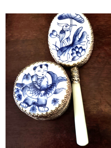 Chinese blue white - &, porcelain