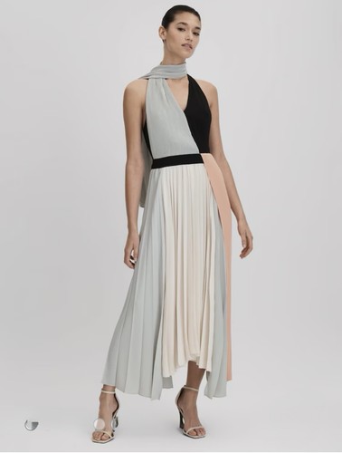 Reiss zadie pleated - reiss, asymmetric