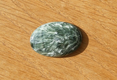 Seraphinite gemstone smooth - seraphinite,