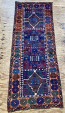 Antique Anatolian Turkish Yuruk Hand Knotted Rug