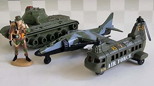 Set 4pcs assorted army - 4pcs,