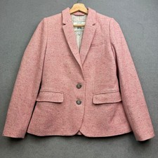 JOULES Tweed Jacket UK 10 Pink