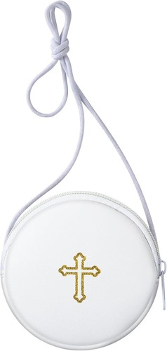 White leather burse for - white,