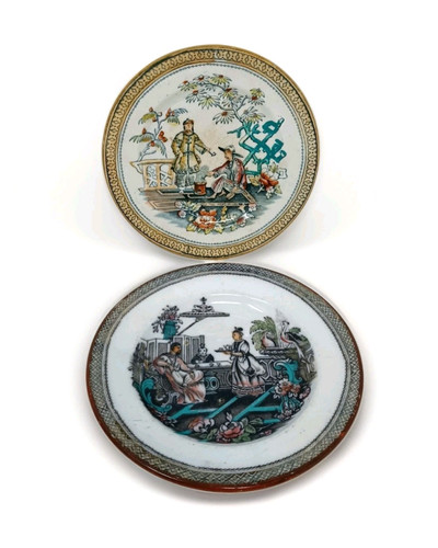 Vintage oriental side plates - vintage,