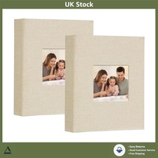 Classic 6x4 Small Photo Album - 100 Vertical Pockets, Ideal for Family Memories