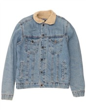 ZARA Mens Sherpa Denim Jacket