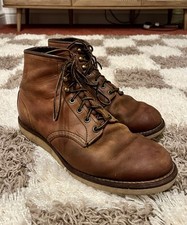 Red Wings 6” Amber Leather