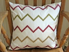 Prestigious Fabrics Chevron Zig Zag 16" Cotton Cushion Cover