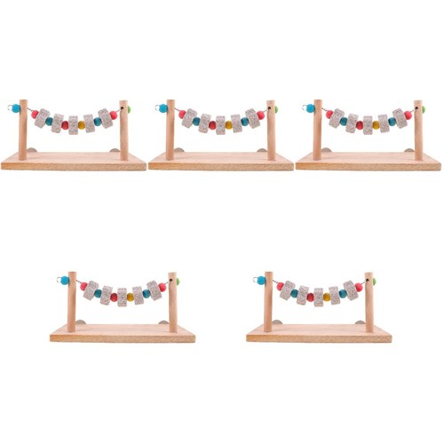 5pcs reusable wooden - 5pcs,