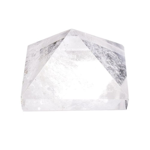 Natural clear quartz - clear, pyramid