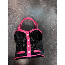 Black Velvet Corset Style