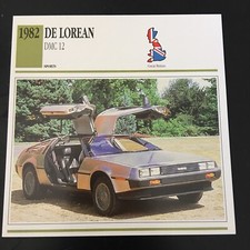 De Lorean DMC 12 1982  Spec