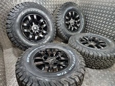 Genuine Kahn 1948 Landrover Defender 16" Alloy Wheels Chelsea Truck SATIN BLACK