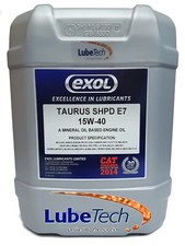 EXOL ENGINE OIL 15W40 ACEA E7 PENTA MARINE DIESEL OIL VOLVO VDS3 APPROVED 20 Ltr