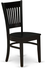 Set of 2 Black Vancouver Slat