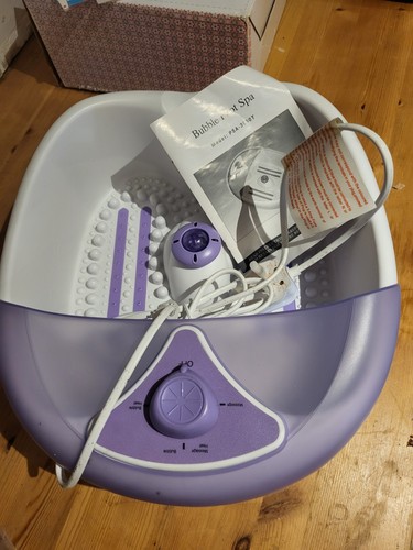 Bubble foot spa - foot, bath