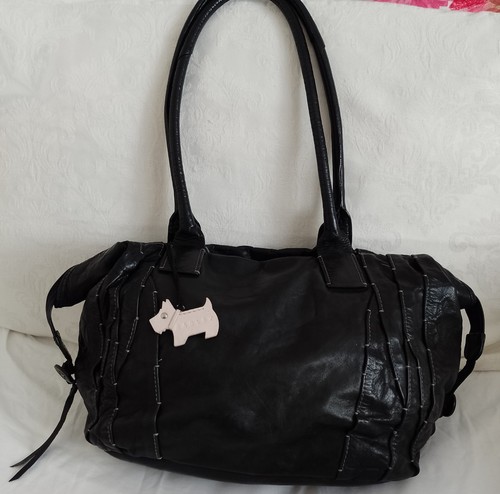 Radley black leather medium - radley,, leather,