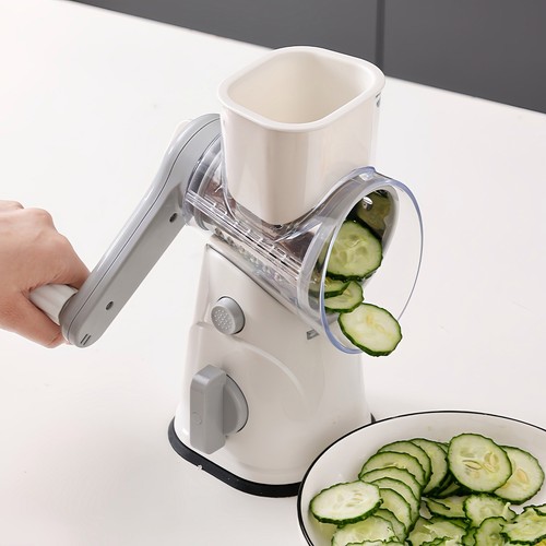 Rotary food grater with - rotary,