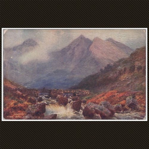 Snowdon from pont garth - snowdon, y