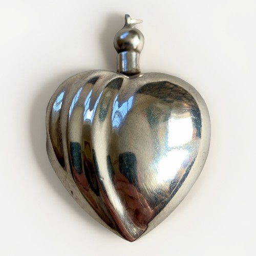 Sterling silver heart - silver,
