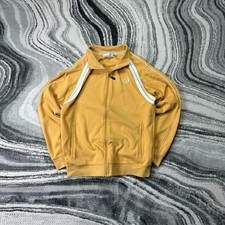 Vintage Sergio Tacchini Ghibli Full Zip Sz XXL Mustard Funnel Neck Track Jacket