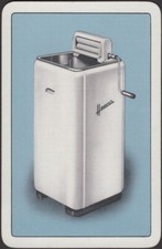 Playing Cards Single Card Old Vintage HOOVER Retro WASHING MACHINE Advertising B