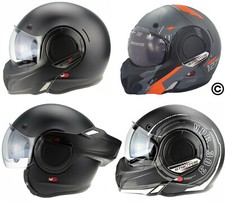 VIPER F242 FLIP FRONT 180° MODULAR FULL FACE MOTORCYCLE HELMET P/J RATED