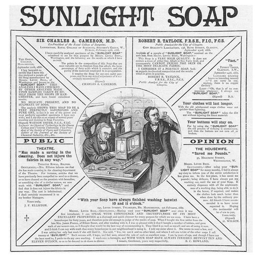 Sunlight soap scientists - sunlight,