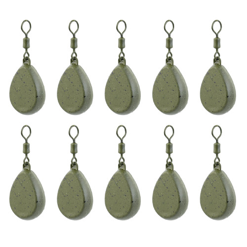 30g lead fishing weight - 30g, flat