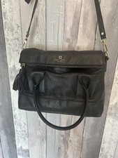 Kate Spade Black Grain Leather
