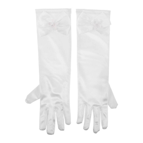 2pcs kids satin gloves - ,