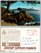 Monterey Peninsula California Coastal Cliffs Postcard
