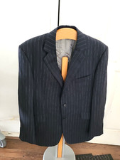 Aquascutum London VTG  Pin Striped Blazer Size 42R