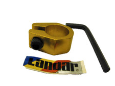 25.4 Seat Post Clamp Gold