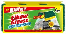 6x Elbow Grease Heavy Duty Hand Grip Stain Dishes Oven Kitchen Cleaning Scourer