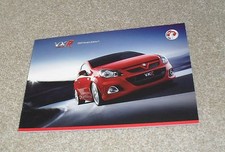 Vauxhall VXR Brochure 2008-2009 Ed 1 - Corsa Astra Meriva Zafira Vectra VXR8