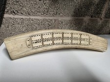 An antique cribbage board