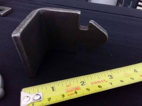 Metal gate catch angle iron - catch,