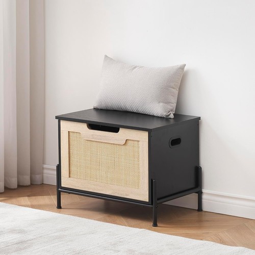 Wooden shoe storage bench with - wooden,