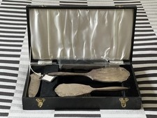 BROADWAY & CO STERLING SILVER VANITY SET DRESSING TABLE COMB BRUSH HALLMARKED