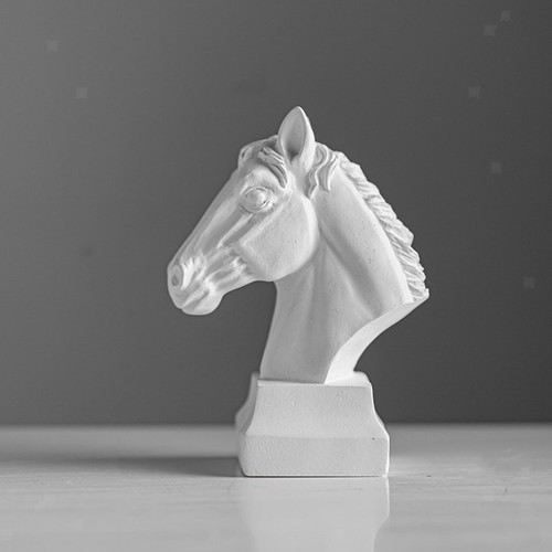 Horse head statue decoration - head,