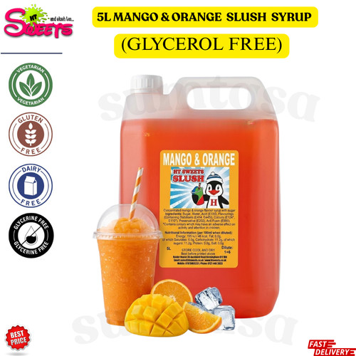 Mango orange slush puppie - orange,