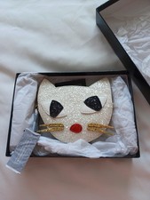 Lulu Guinness WHITE Glitter
