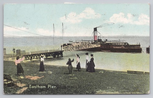 Eastham pier paddle steamer - paddle,