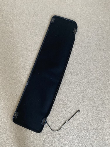 Black rear parcel shelf for - black,