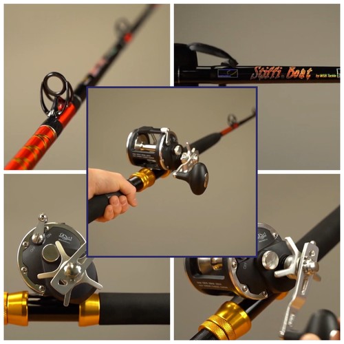 Boat fishing rod reel - fishing, combo