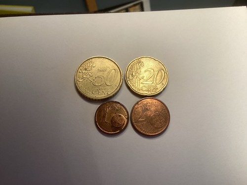Various euro cent coins - euro,