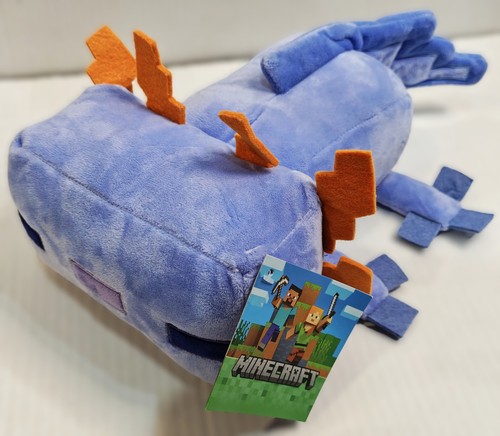 Minecraft plush axolotl blue - minecraft,